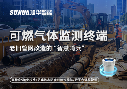 老旧管网改造的“智慧哨兵”：可燃气体监测终端如何重塑地下安全防线
